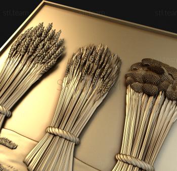 3D model Sheaves of wheat (STL)